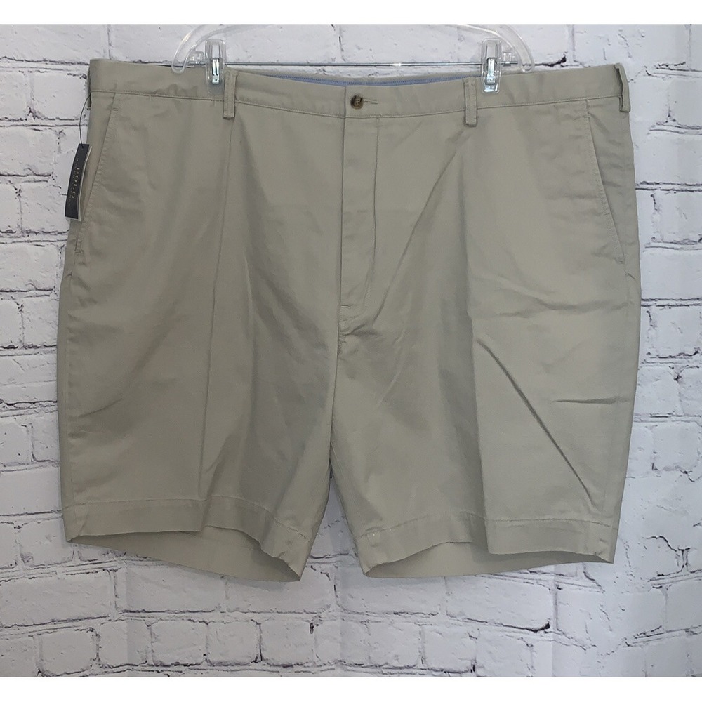 Polo Ralph Lauren Shorts Men's 50 Beige Chinos Stretch Classic Fit 9" inseam